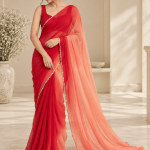 Shaded Sequin Red/peach Double Shade
