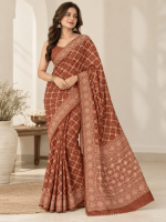 Brisa zari Colour: Brown