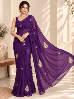 DC Chiffon Colour: purple