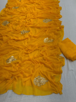 DC Chiffon Colour: Mustard yellow - Image 2