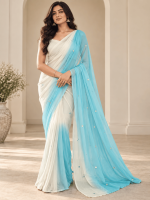DC Mirror Shaded Colour: Blue/off white Double Shade