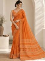 Brisa zari Colour: Orange