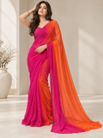 DC Mirror Shaded Colour: orange/raani Pink Double Shade