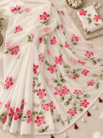 Titli Prints Colour: White - Image 2