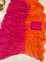 DC Mirror Shaded Colour: orange/raani Pink Double Shade - Image 2
